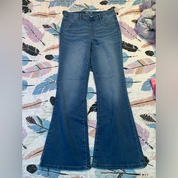 Girl’s pull on flare jeans size XL 14-16 - Picture 1 of 4